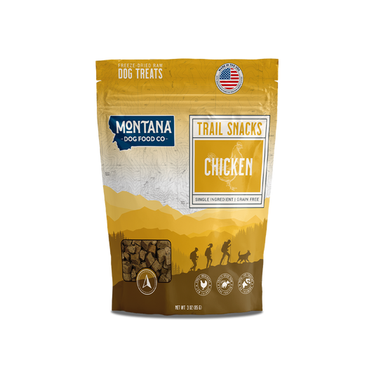 Chicken Breast Freeze-Dried Raw Trail Snacks (Treats) for Dogs 3oz